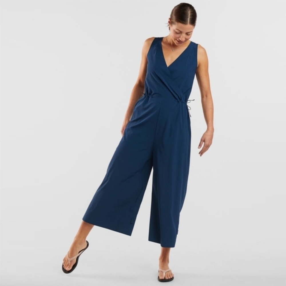 Title Nine Round Trip Sleeveless Jumpsuit - Midnight (Navy Blue) NEW